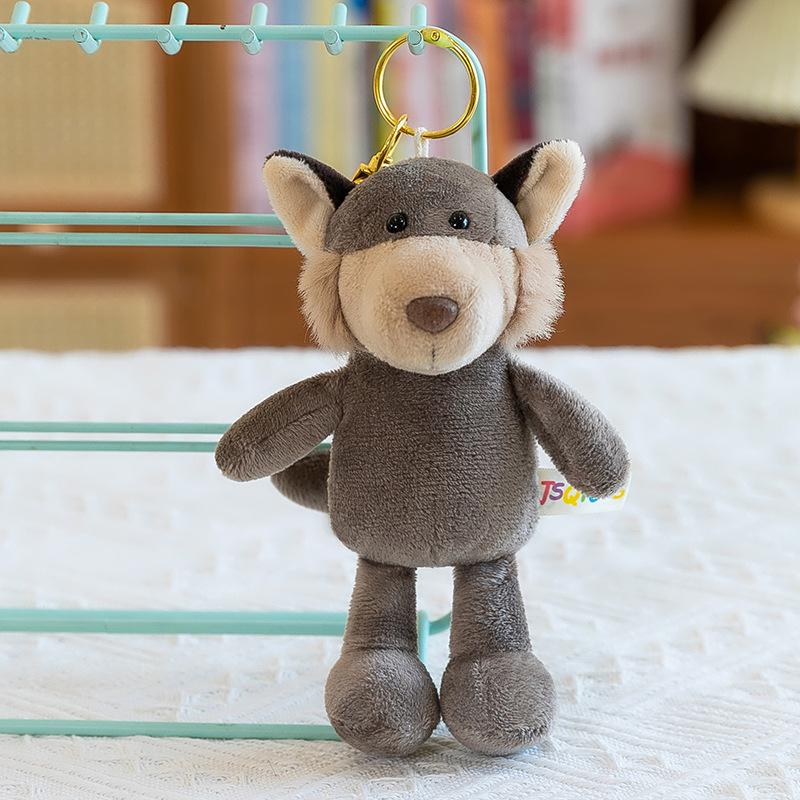 Jungle Animal Plush Toys: Elephant, Monkey, Tiger, Lion, Giraffe
