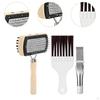 Air Conditioner Condenser Fin Cleaning Brushes Cleaner Kit Nonslip Professional Supplies Coil Brush