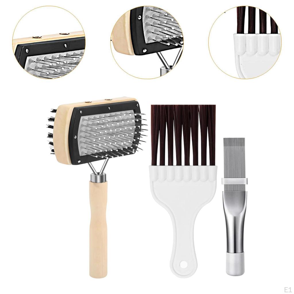 Air Conditioner Condenser Fin Cleaning Brushes Cleaner Kit Nonslip Professional Supplies Coil Brush