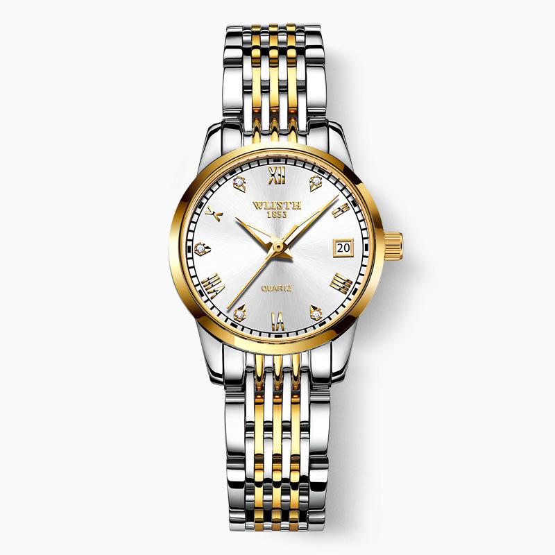 Wolis Men's Waterproof Quartz Stainless Steel Automatic Watch