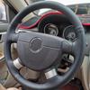 DIY Black Perforated Wooden leather Car Steering Wheel Cover for Chevrolet Lova Aveo Buick Excelle Daewoo Gentra 2013-2015