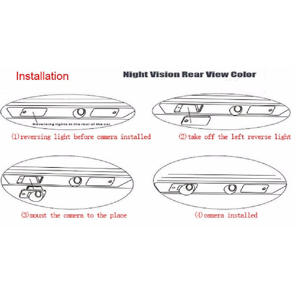 Kabellose Kamera für Volkswagen Transporter T5 / Caravelle / Multivan / California Auto Rückfahrkamera HD Rückfahrkamera