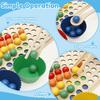Wooden Peg Board Bead Game Toy Toddler Montessori Toys Baby Stacking Matching Counting Color Sorting Game Early Education Toys