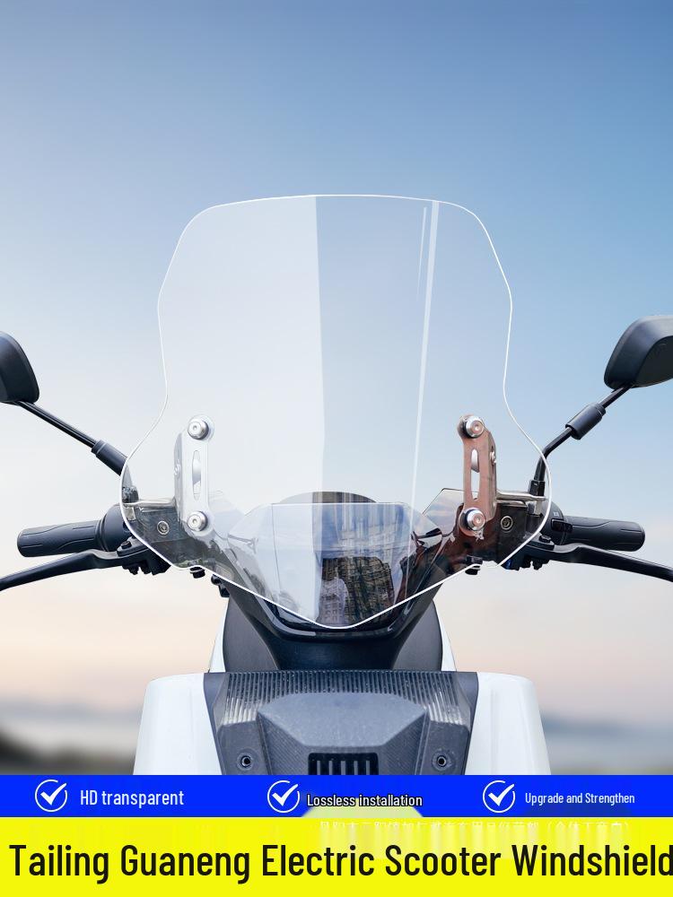 Compatible Front Windshield for Chitu, Cangqiong, and Leibao Electric Scooters