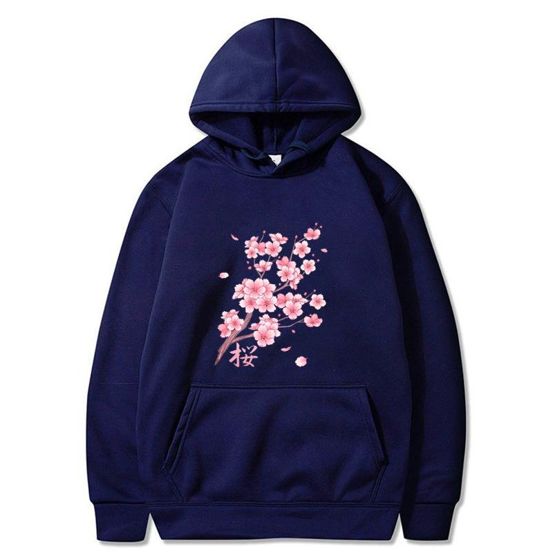 Hoodies Long Sleeve Sakura Kawaii Keep Warm Swea