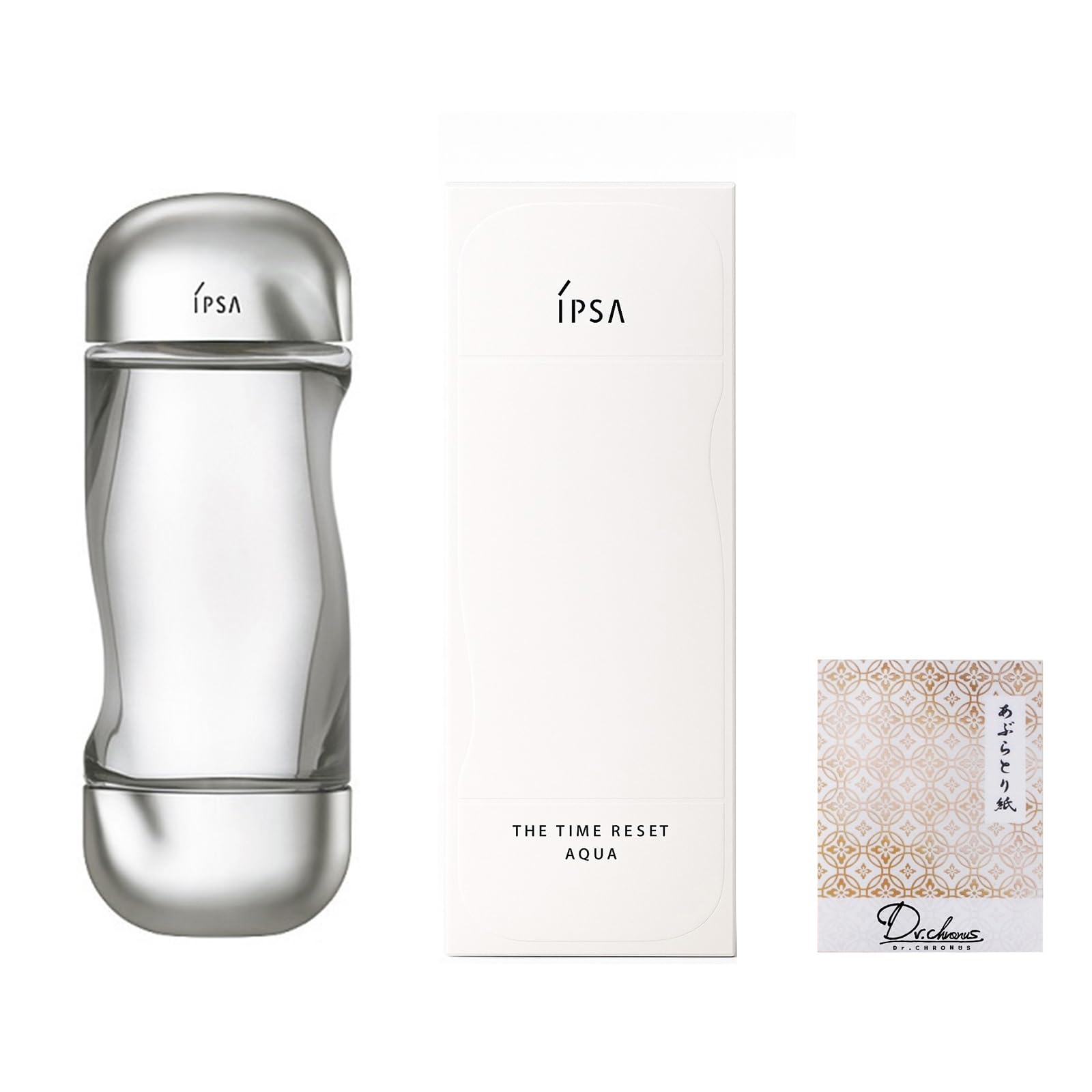 

IPSA Skin Care The Time R Aqua 200ml with blotting paper Chronos [NEW PACKAGING] Quasi-drug Dr.