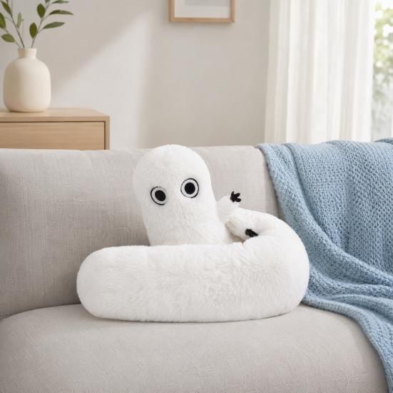 Wizard Hat Workshop Plush Toy, Soft Stuffed Animal Doll & Throw Pillow, Cuddly Character Plushie with Big Round Eyes, Gift for Kids, Teens, Anime Fans