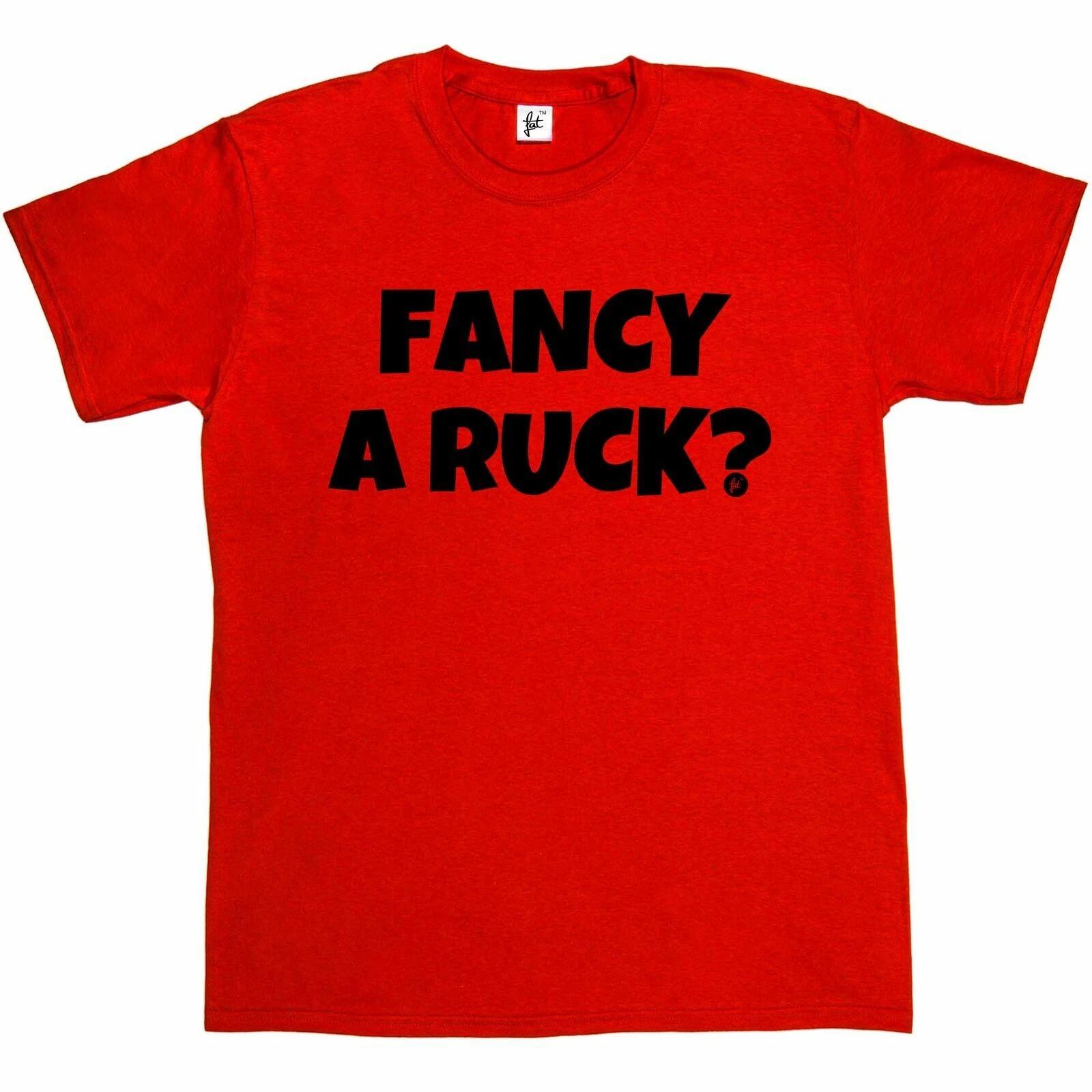 Rugby Fancy A Ruck? Funny Parody Joke Gift Brother Friend Mens T-Shirt S