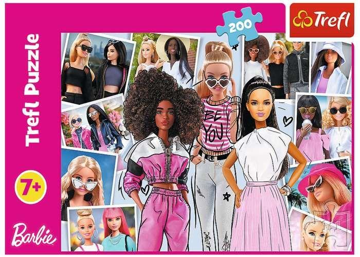 Trefl Puzzle Barbie - Dans le monde de Barbie 200 éléments 48x34