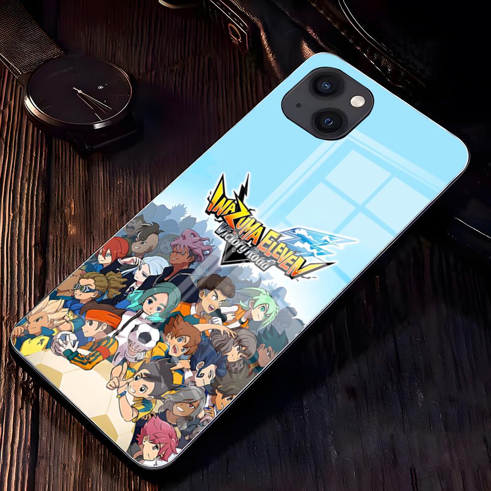 Anime I-InazumaS Phone Case For IPhone 17 Pro Max 16 15 14 Pro Max 13 11 X Xs Xr 8 7Plus Glass Cover