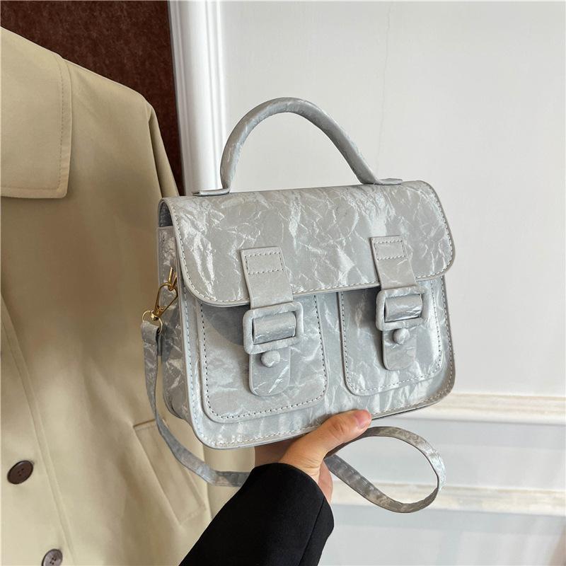 Casual Sweet And Cute Cambridge Small Bag Messenger Bag Women'S Autumn Fashion Small Square Bag