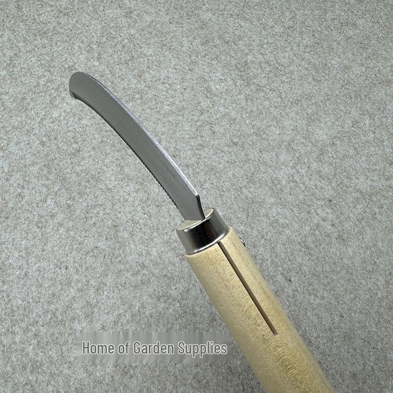 Stainless Steel Serrated Grass & Grain Cutting Sickle - Fine & Coarse Tooth