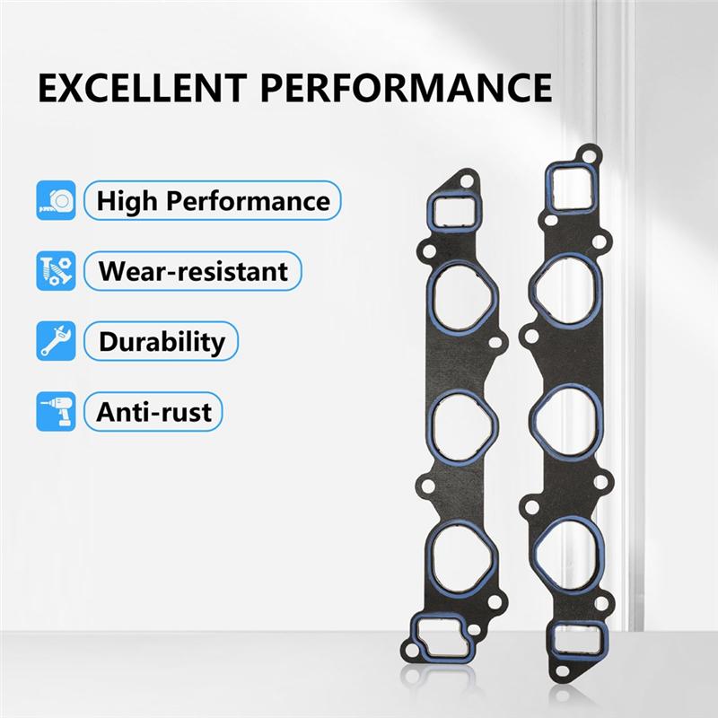 Durable-Lower Upper Intake Manifold Gasket Set Kit For Toyota Camry Highlander Avalon Sienna For Lexus ES300 RX300-MS92766 MS163