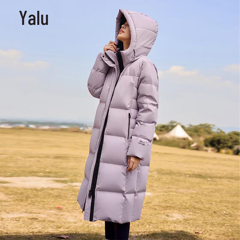 Yalu Women's Long Over-the-Knee Winter Down Jacket
