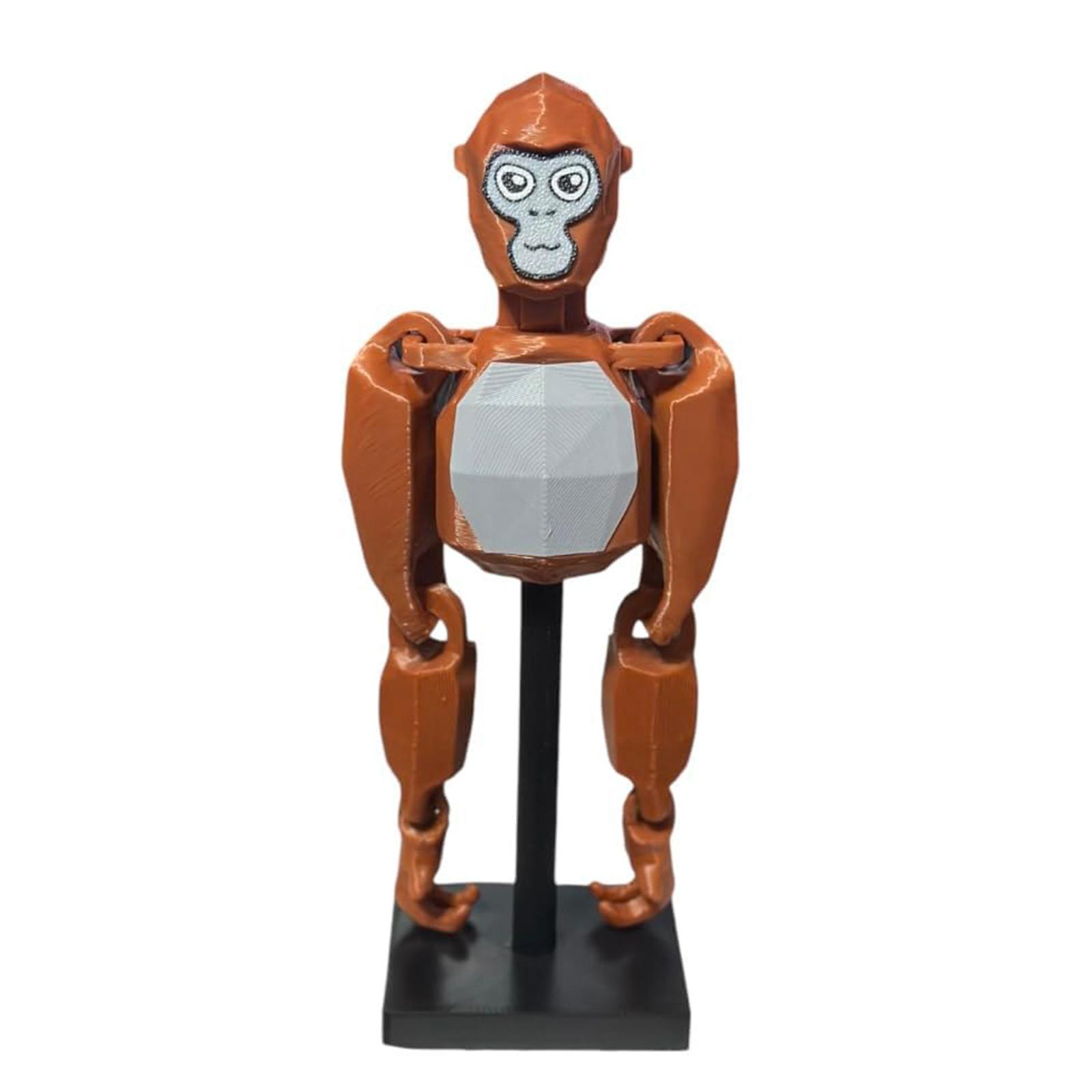 

3D-печатные фигурки, шарнирные друзья - кронштейн для украшения верхней части торта - качающаяся игрушка-обезьянка One Size коричневый