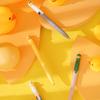 Cartoon Duck Gel Pen 0.5mm Tip Twist Action Gel Pen Quick Drying Journaling Pen Smooth Writing Experience for Writing