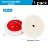 Thickened Wool Polishing Wheel 115/125mm Mirror Polishing Pad Practical Sanding Disc  for Marble