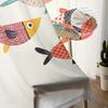 Cartoon Fish Tulle Sheer Window Curtains for Living Room Kitchen Children Bedroom Voile Hanging Curtain