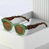 SHAUNA Fashion Irregular Square Jelly Color Sunglasses Women Clear Gradient Shades UV400 Men Trending Unique Sun Glasses