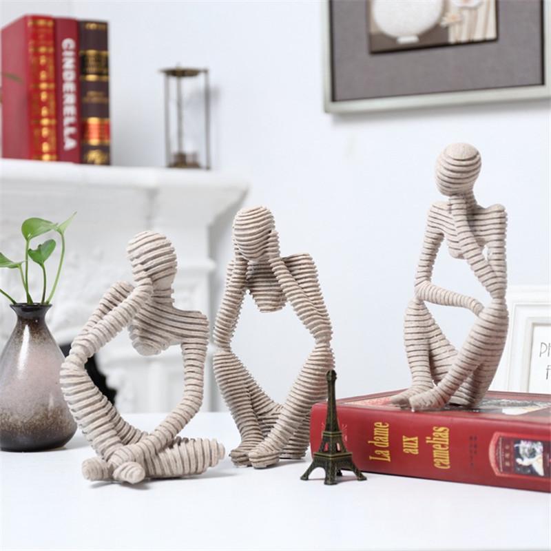 Creative Home Decorations Living Room Office Bedroom Abstract Figure Decorative Ornaments