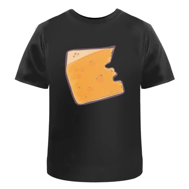 

Slice Of Cheese Cotton T Shirt Ta020381 - Men s Summer Cotton Graphic Tee S