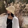 Natural Straw Summer Hat Packable Travel Handwoven Bucket Caps Sun Protection Beach Accessory