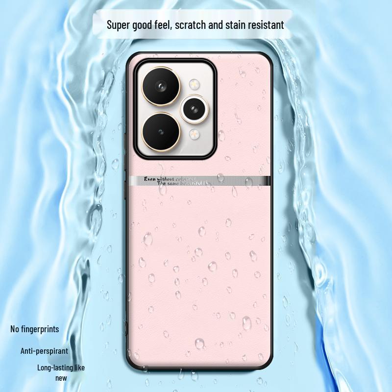 Realme 15 Pro H Liquid Leather Phone Case - Durable, Minimalist, High-End Business Design