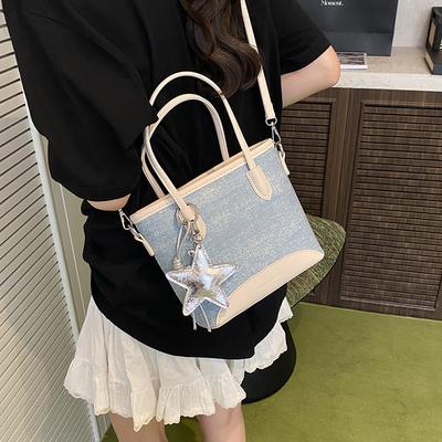 Bag Women's New Summer Versatile Shoulder Messenger Bag Casual Portable Bucket Bag