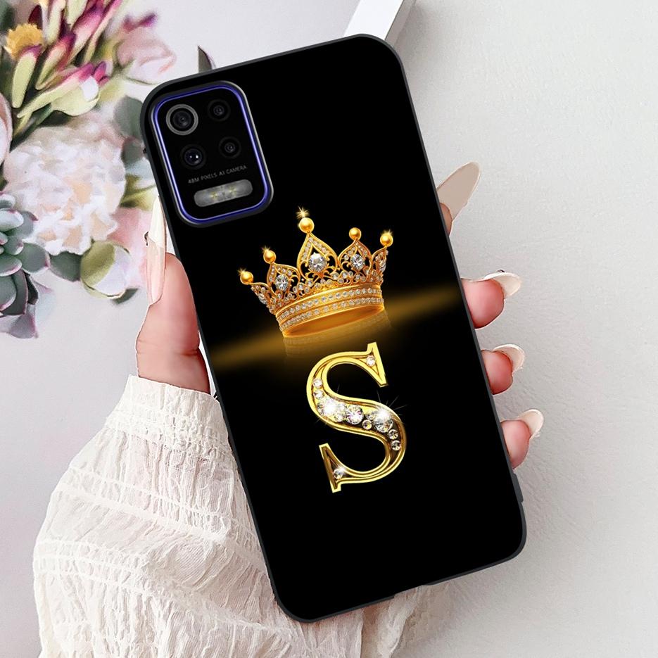 Pro pouzdro LG K52 2020 LM-K520 Nové Módní Korunní Písmena Kryt Měkký Silikonový Kryt na Telefon Pro LG K62 LM-K525 K 52 LGK52 LGK62 Fundas