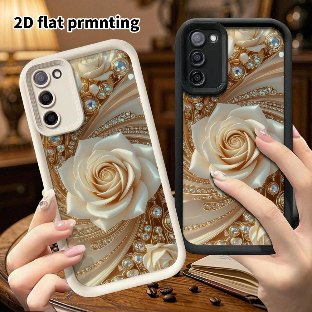 Phone Case: 2D Flat Samsung Galaxy A34 A35 M05 M06 S20 S22 S21 FE Plus 5G Layered Protective Case, Pearl Matte, Christmas and Halloween Gift