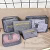 6 Pieces Travel Storage Bag Large Capacity Luggage Clothes Sorting Organizer Set Suitcase Pouch Case Shoes Packing Cube Bag