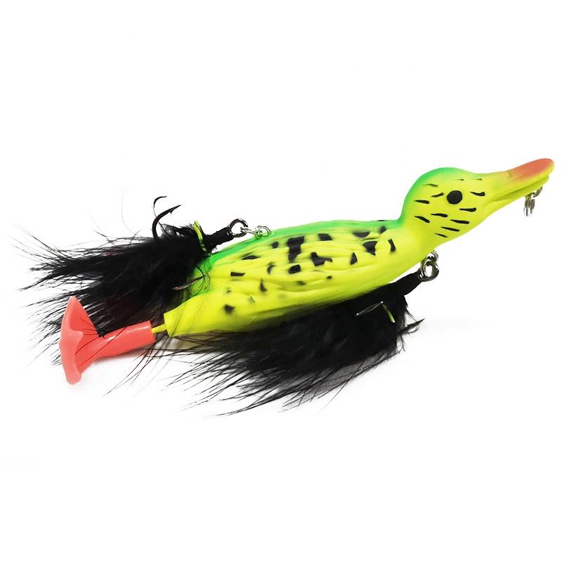 Lutac 123mm 25.7g Künstliche Ente Angelköder für Süßwasser Schwimmende Wasserfischköder