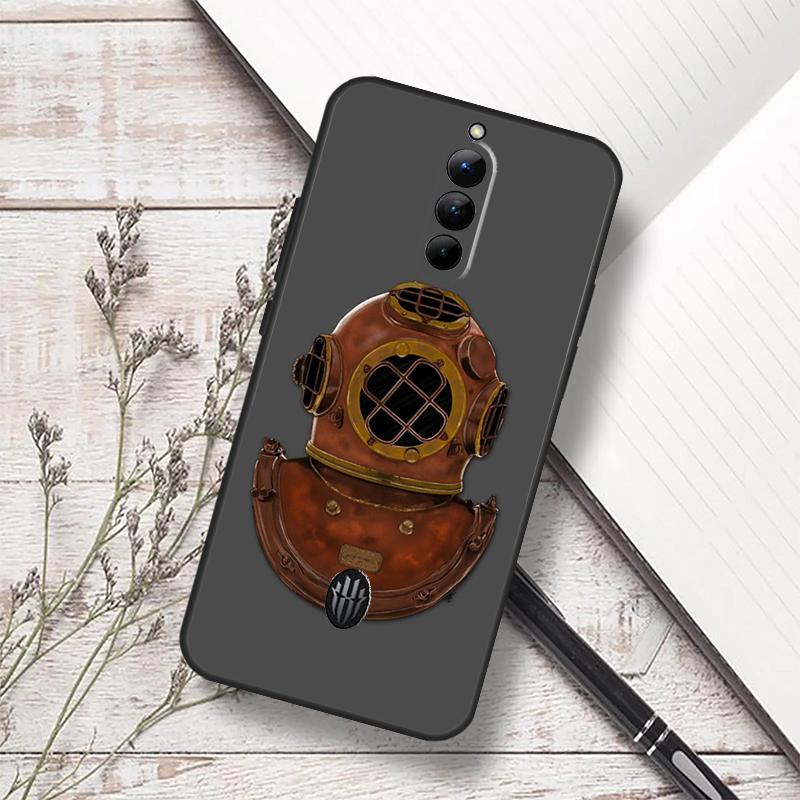 Scuba Diving Diver Case For ZTE Nubia Red Magic 8 9 10 8S 9S 10S 11 Pro Plus 6 7 6S 7S Pro 5G 6R 10 Air Funda