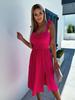 Summer Women's Sleeveless Sexy Suspender Waist Cinched Slit Dress