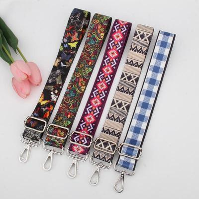 Ethnic-Style Multi-Color Adjustable Women's Crossbody Bag Strap Replacement