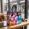 Colorful Geometric Tote Bag Fashion Large Capacity Casual Handbag for Daily Shopping Travel