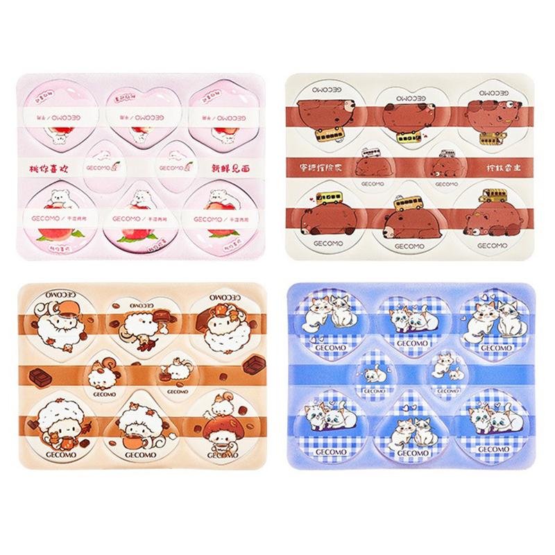 8Pcs Soft Cosmetic Puffs Cosmetic Powder Puff Blender Set Multi-Shaped Soft Touch Sponges For Daily Makeup Beauty Tools