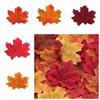 50Pcs/Pack Maple Leaves Simulated Maple Leaves Plants Handmade Artificial Leaf Plants Leaf DIY Stacked Maple Leaves Photo Props