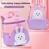 Star Rabbit Letter Childrens Backpack Bucket Bag Large Capacity Design Zipper