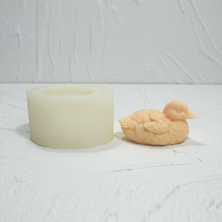 Swimming Duck Shape Silicone Molds Table Ornament Mould DIY Crafts Plasters Mold