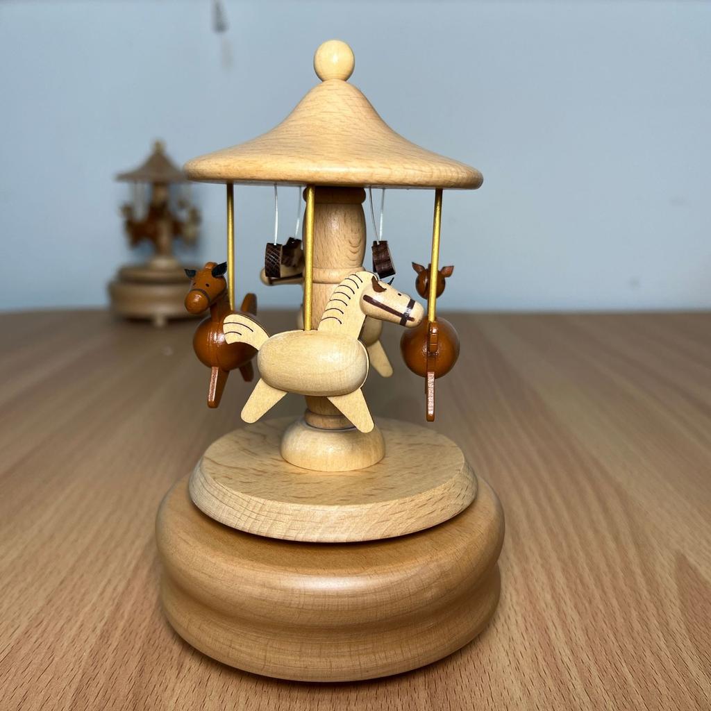 Wooden Music Boxes for Present Wooden Music Box Gifts for Kids Girlfriend Birthday ( Castle in the Sky)