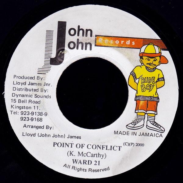 

7inch Record WARD 21 - Point Of Conflict NONE John John Recor 2000 Jamaica Reggae, Ska & Dub Used