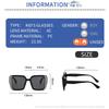Children Ultraviolet Protection Square Sunglasses Glitter Decoration Fashion Girls Boys Outdoor Beach Sunscreen Sun Glasses