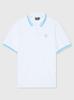 PIRETTI Elite Loose Fit Pique Polo Shirt M_White