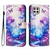 A22 Leather Phone Case For Samsung Galaxy A22 A32 A12 A42 A52 4G A72 A52s 5G Flip Cover Wallet Magnetic Painted Cases Cat Flower