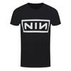 Camiseta Nine Inch Nails Logo NIN Oficial Preta Nova