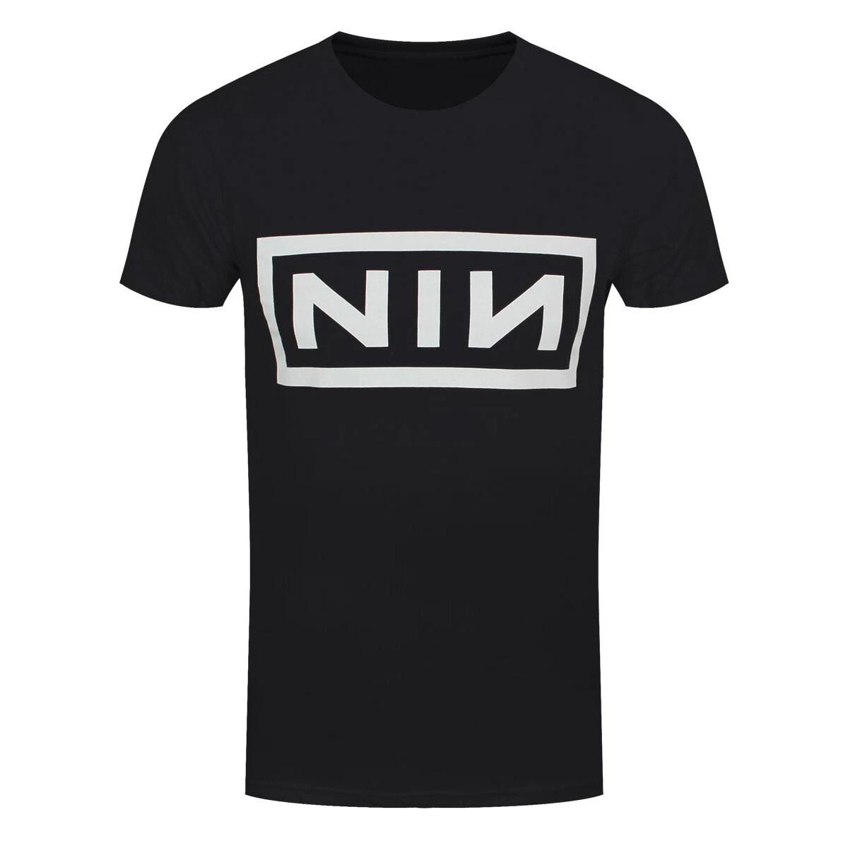 Футболка Nine Inch Nails Логотип NIN Официальная Черная Новая M