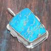 Beautiful Sea Sadement Jasper Gemstone Handmade 925 Sterling Silver Jewelry Pendant