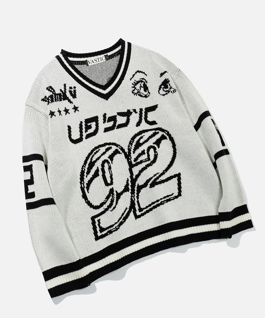 VASTIC 92 Graphic Knit_Ivory