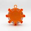 Mini 8 LED Magnetic Safety Warning Light Flashing Beacon PC Material IP65 Protection for Running Cycling Hiking Emergency Use
